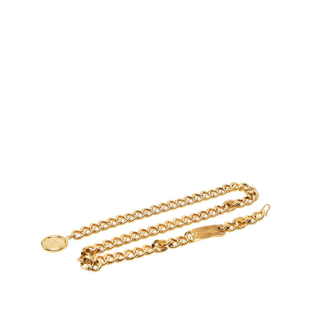 Chanel 31 RUE CAMBON Cambon Vintage Chain Belt Gold Plated Women's CHANEL